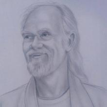 Dennis Formento, drawing by Hakim Bassass